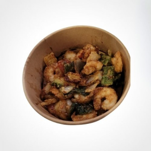 Crevettes et Légumes Frits <br> à la sauce Tamarin 